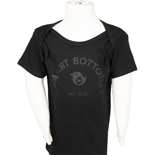 Baby T-Shirt - Black on Black Logo