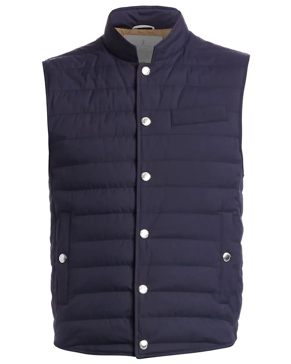 Blue Skin Quilted Vest