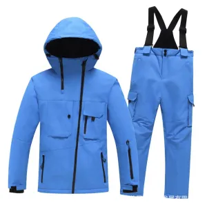 Boys & Girls Snowboarding Outfits Winter 2 Pieces Ski Overalls Set