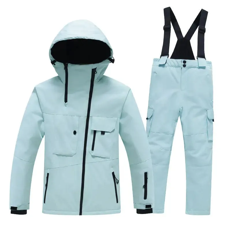 Boys & Girls Snowboarding Outfits Winter 2 Pieces Ski Overalls Set