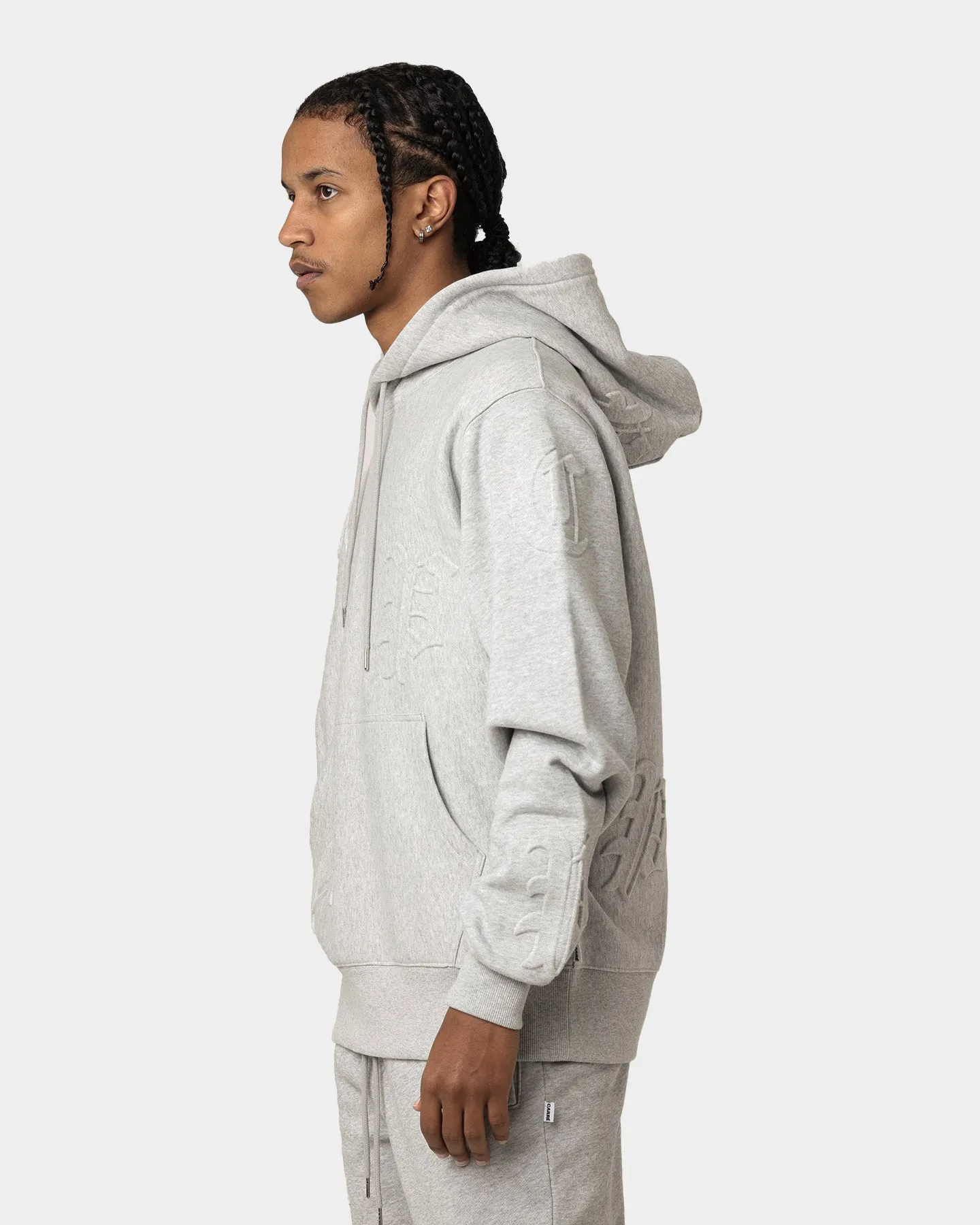 Carré CP Impression Classic Hoodie Grey Marle