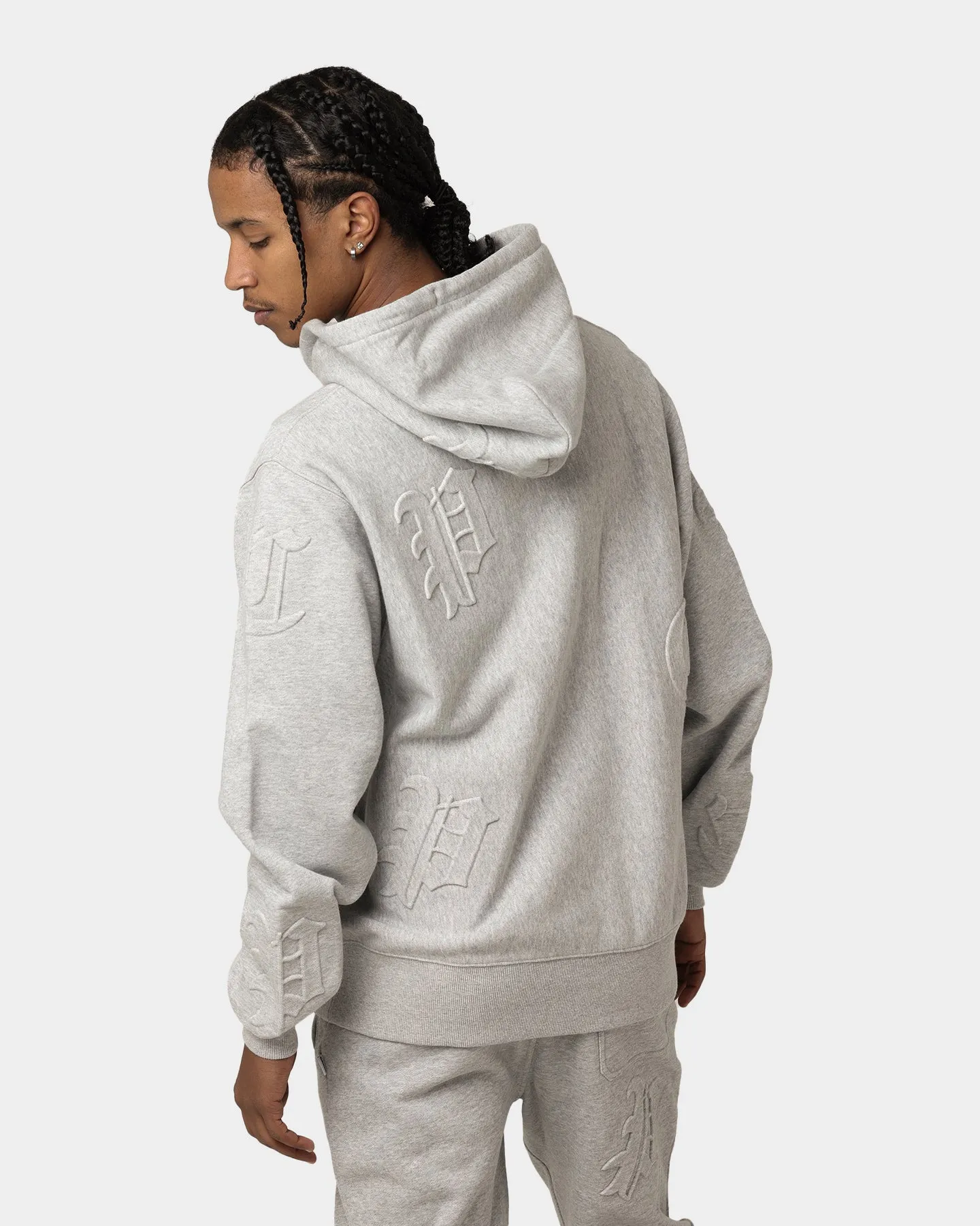 Carré CP Impression Classic Hoodie Grey Marle