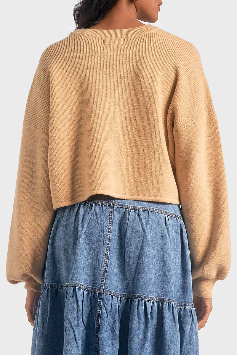 Elan Drawstring Pullover Sweater