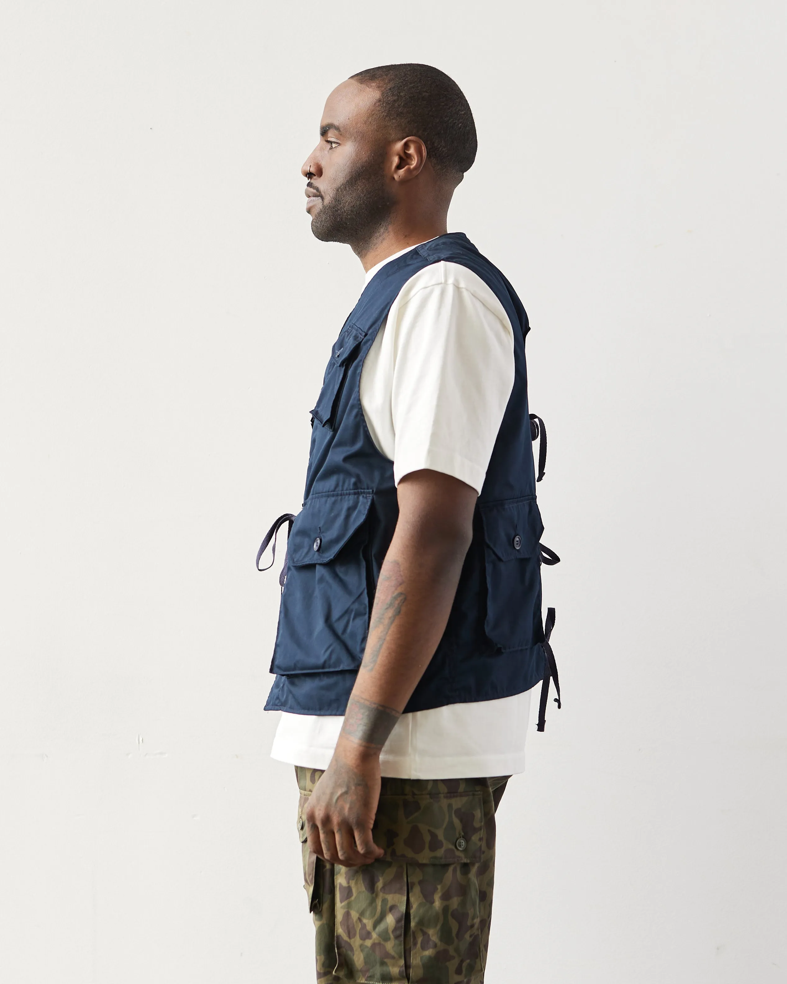 Engineered Garments C-1 Vest, Dark Navy