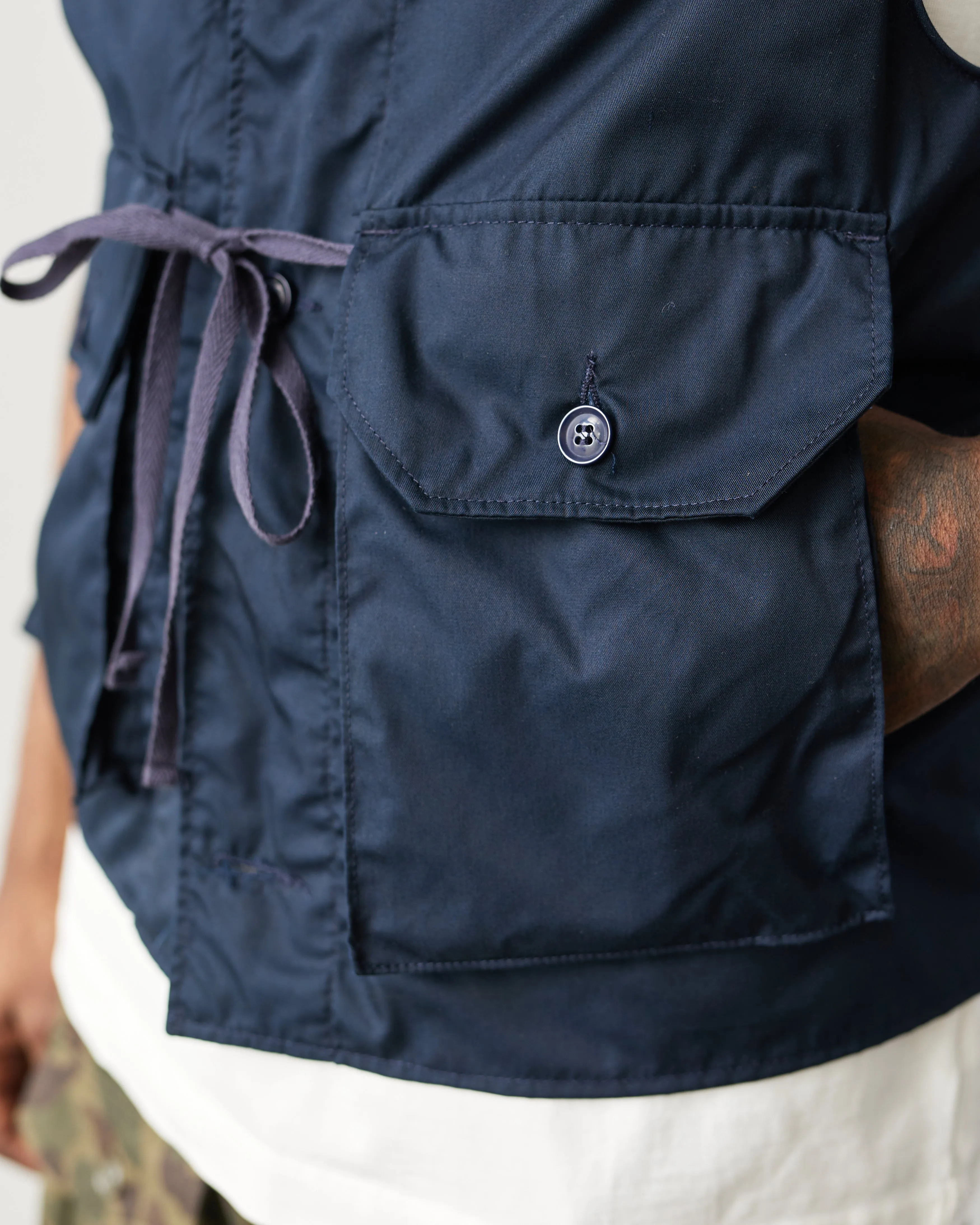 Engineered Garments C-1 Vest, Dark Navy