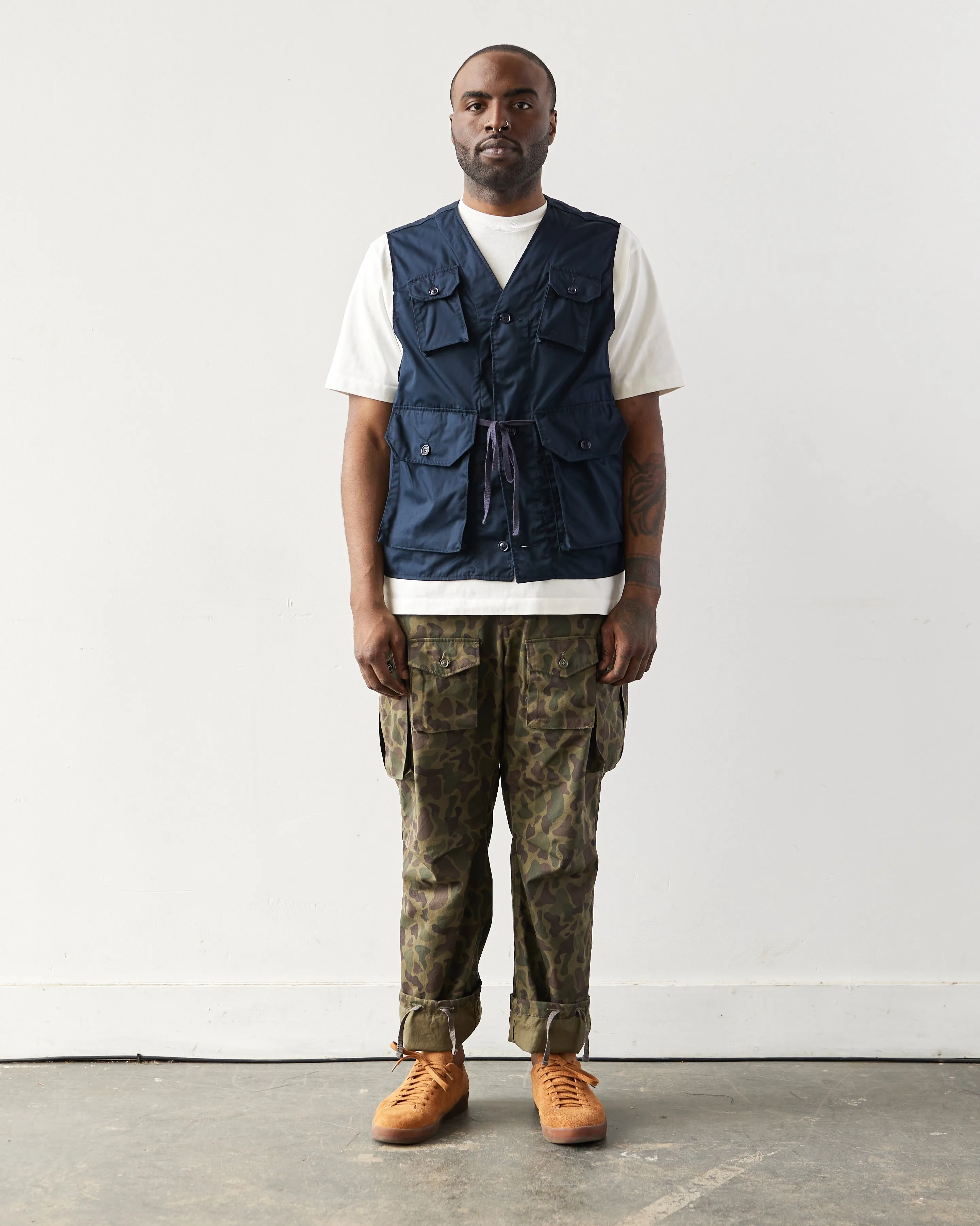 Engineered Garments C-1 Vest, Dark Navy