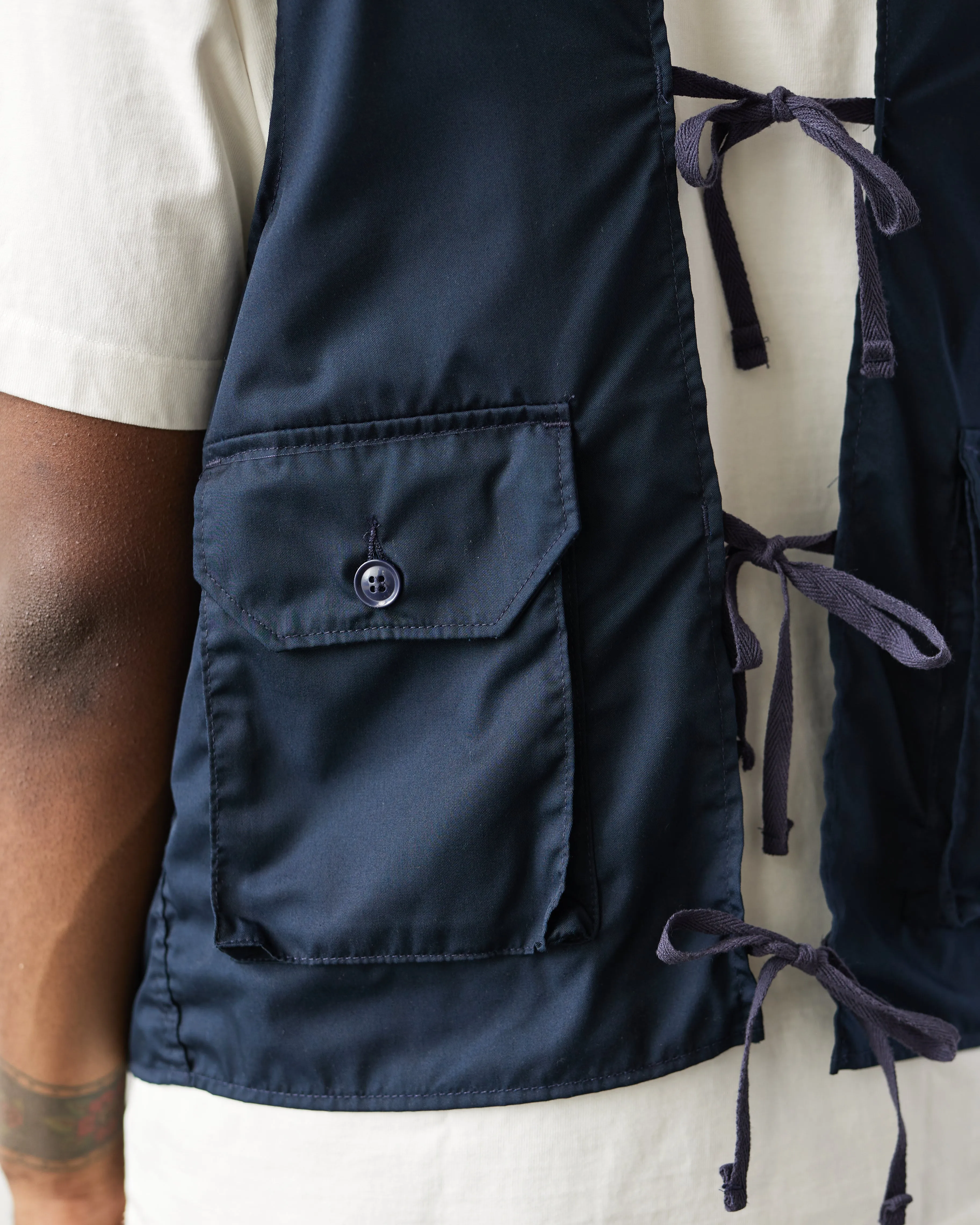 Engineered Garments C-1 Vest, Dark Navy