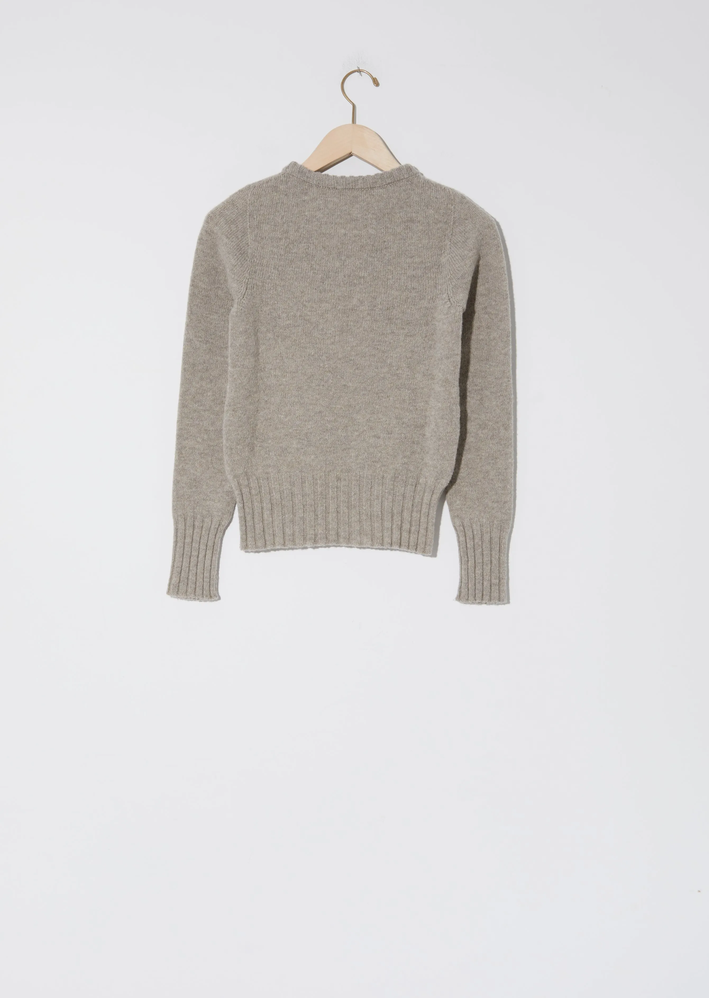 Fitted Sweater — Wisp Grey