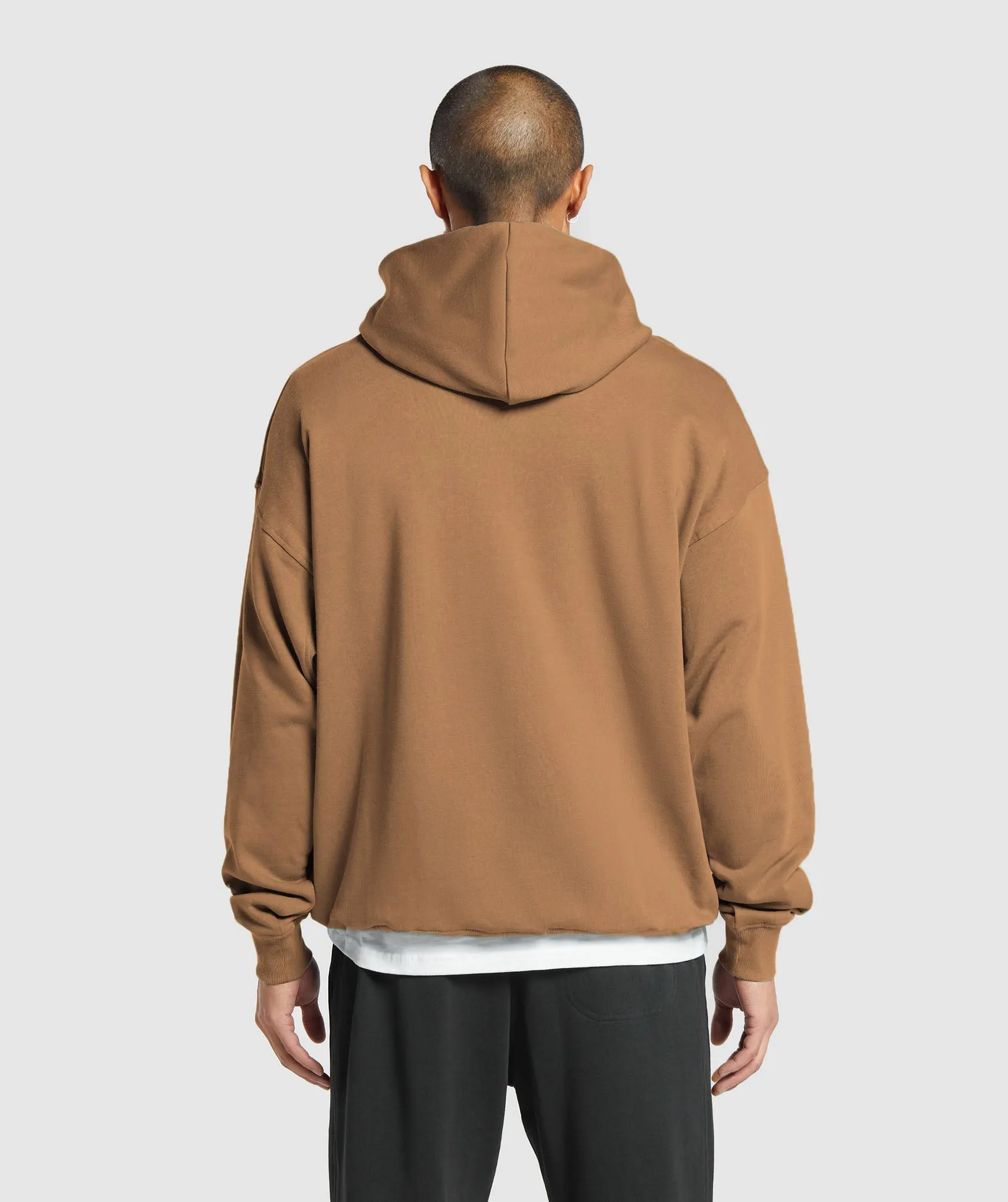 Gymshark Rest Day Essentials Hoodie - Caramel Brown