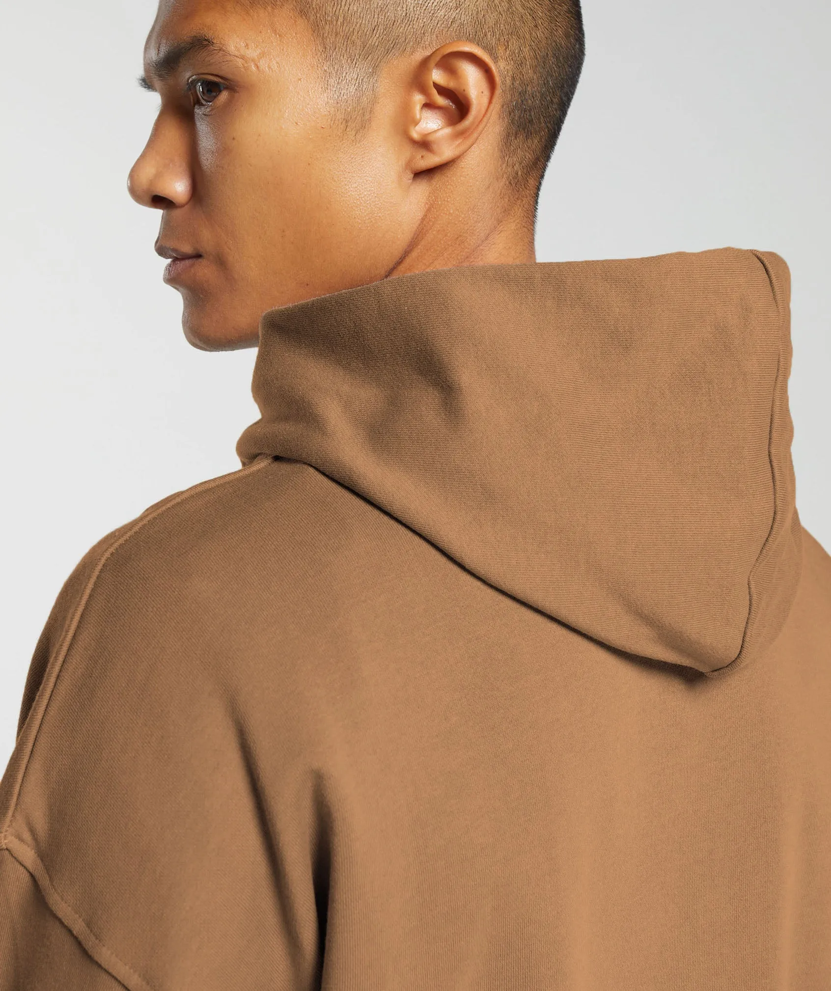 Gymshark Rest Day Essentials Hoodie - Caramel Brown