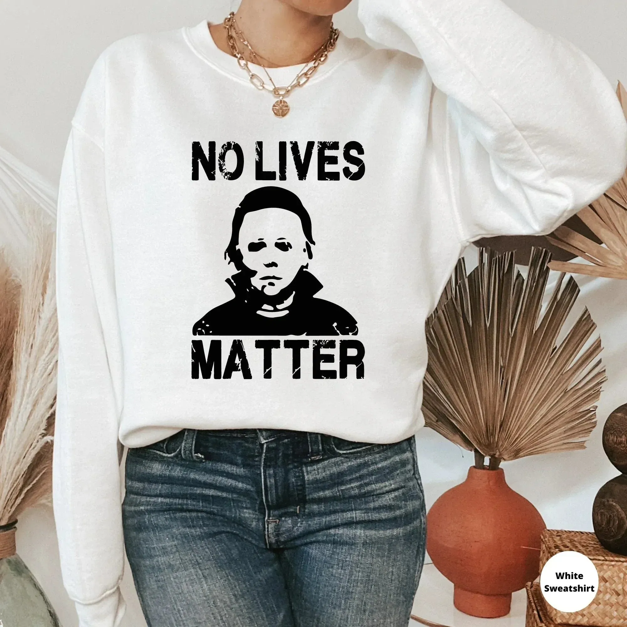 Halloween Shirt, Michael Myers No Lives Matters, Horror Friends Shirt, Horror Film Sweatshirt, Friends Themed Tshirt, Scary Movies Tee,