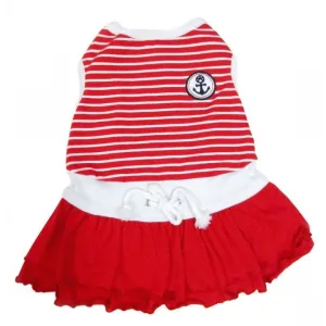 Happy Puppy Sporty Sailor Dress