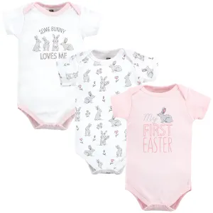 Hudson Baby Cotton Bodysuits, Some Bunny