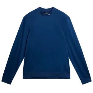 Jones Soft Cotton Crew Neck Sweater Estate Blue - SU24