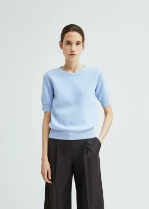 Lorin Felted Wool Short Sleeve Sweater