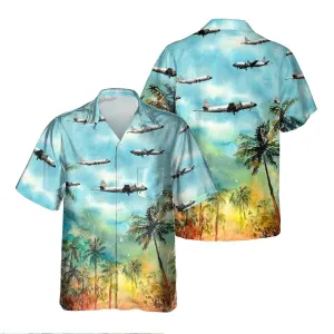 P-3 ORION P3 VP-17 Hawaiian Shirt, Hawaiian Shirt for Men Dad Veteran, Patriot Day, Aircraft Shirt