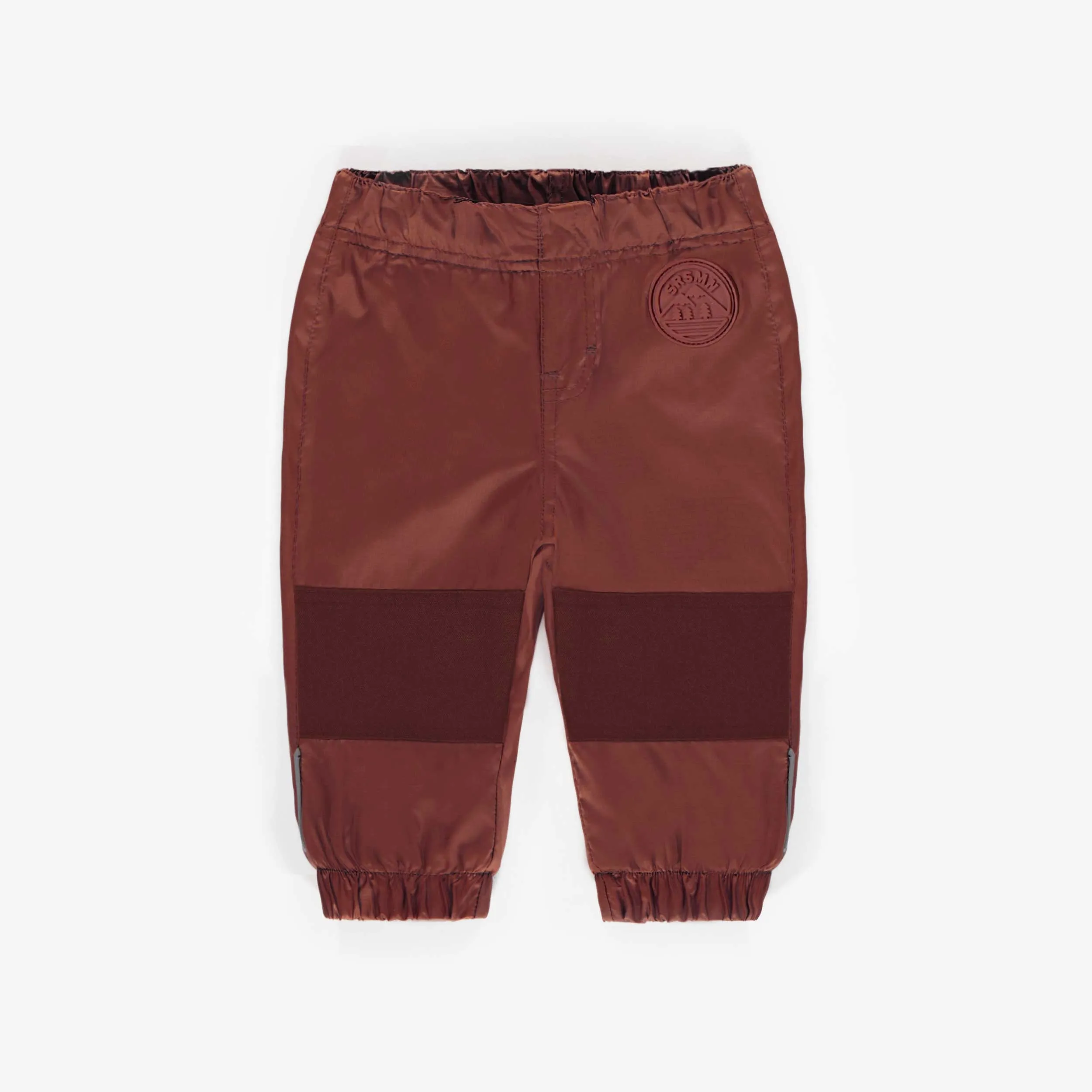 Pantalon de nylon rouille, bébé || Rust nylon pants, baby