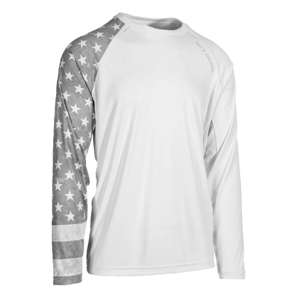 Performance Long Sleeve Shirt | Ghost American Flag PreOrder