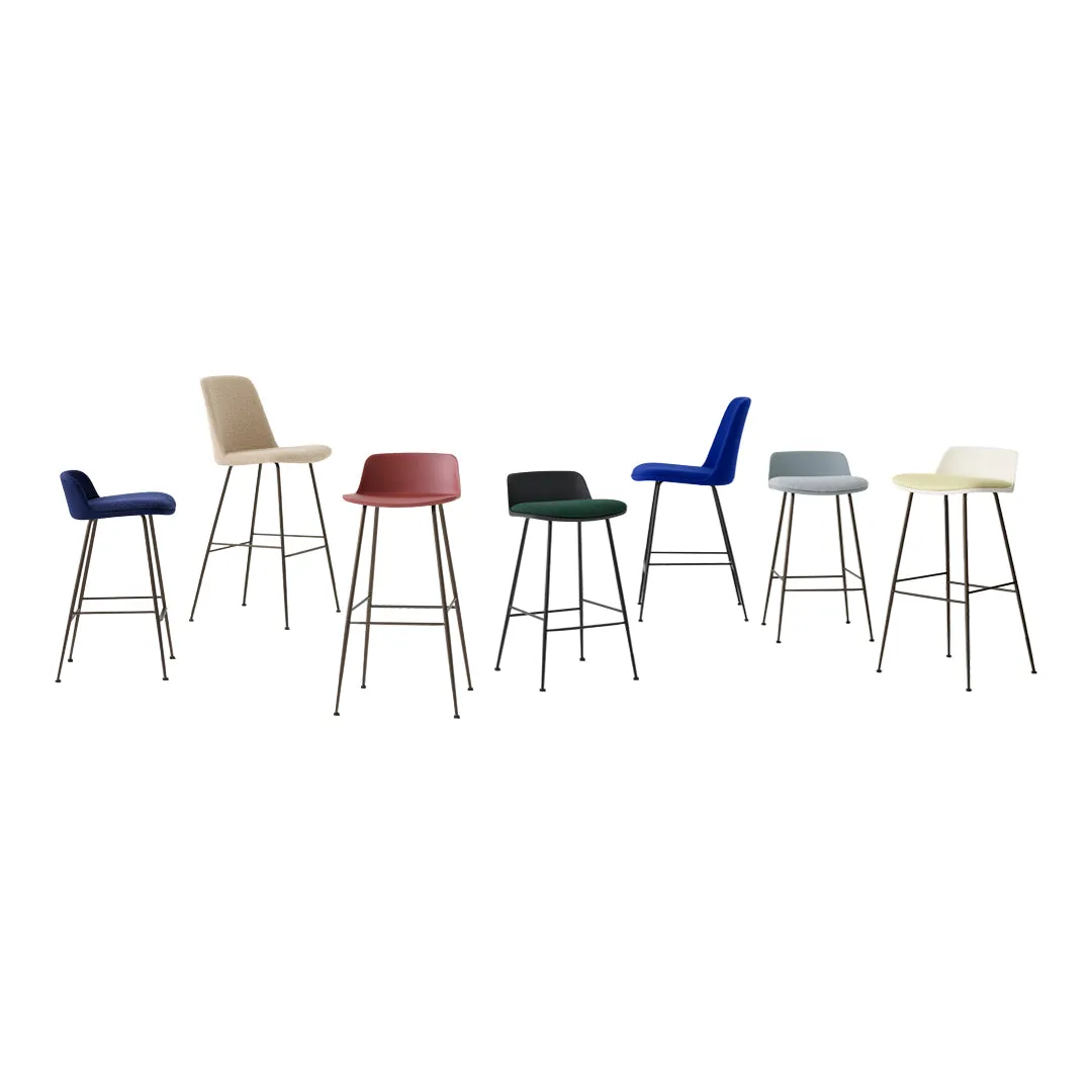 Rely HW91 High Back Counter Chair - Tube Base