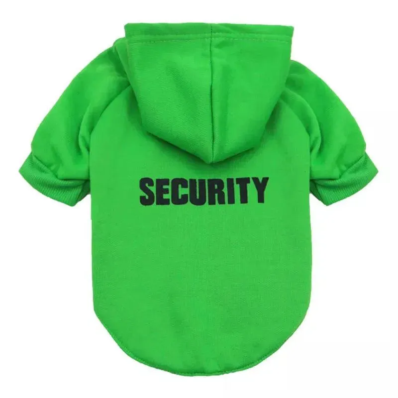 Security Pet Hoodies