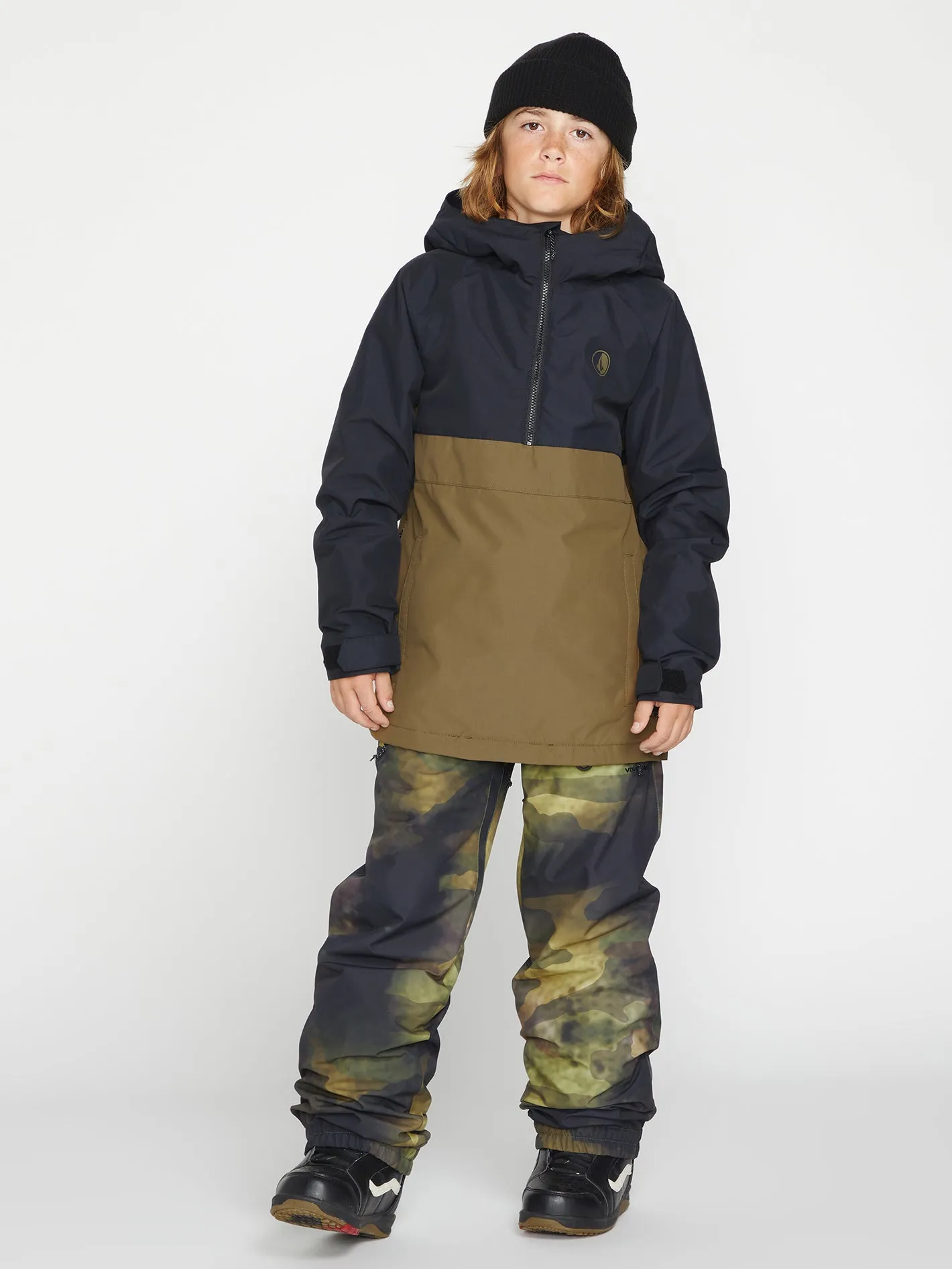 Sluff Insulated Pullover Jacket - Dark Teak - (Kids)