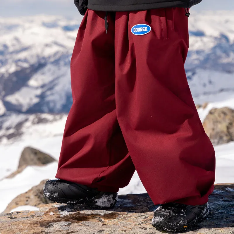 Super Baggy Snowboarding Pants for Adult Cute One-size Ski Pants