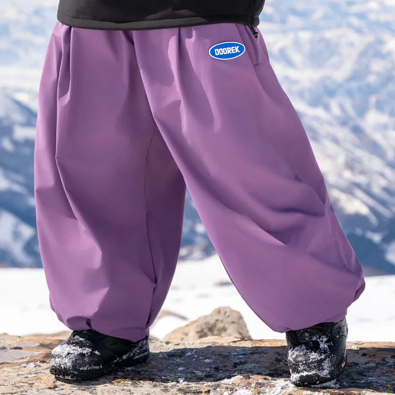 Super Baggy Snowboarding Pants for Adult Cute One-size Ski Pants