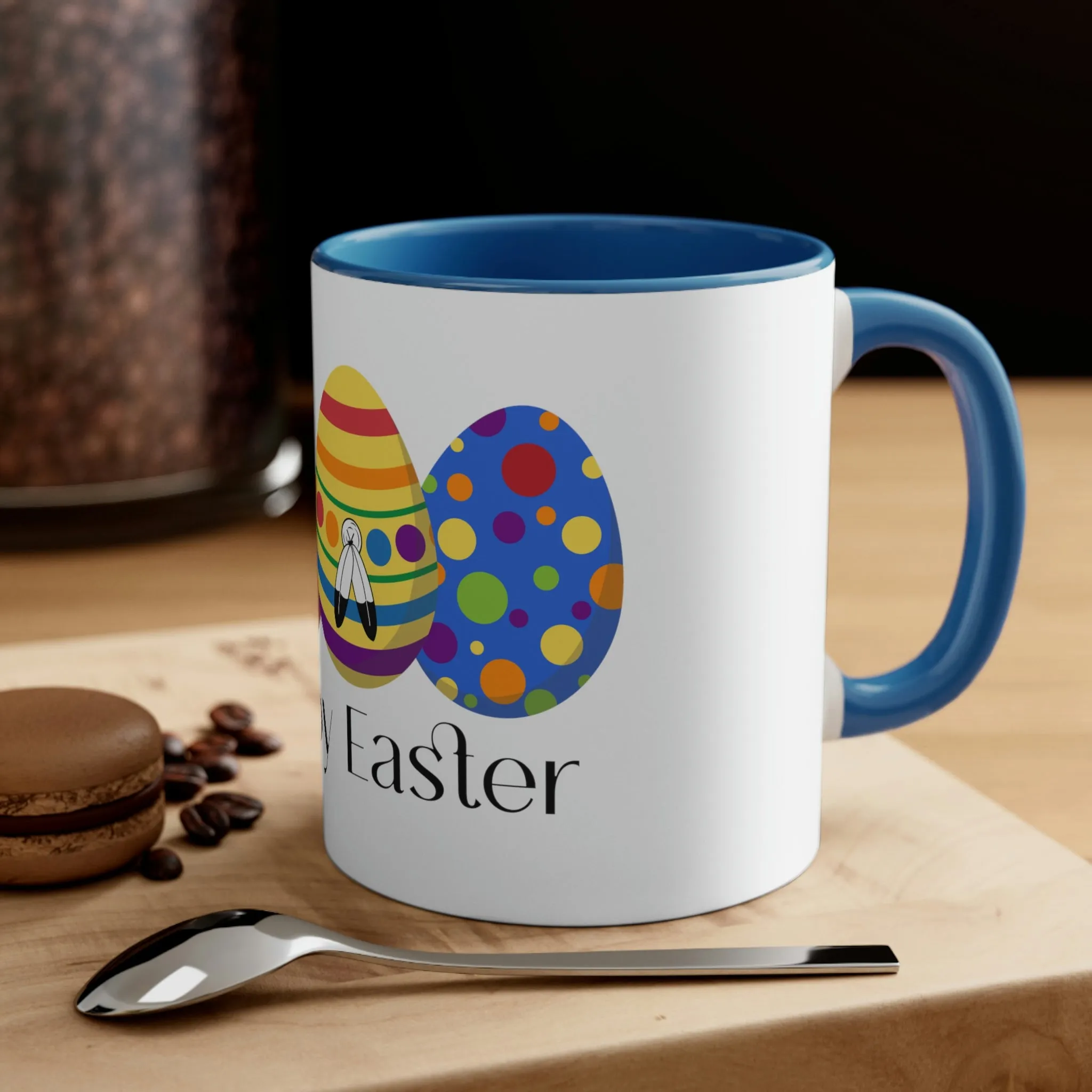 Two Spirit Flag Accent Coffee Mug Easter Festival - Happy Easter