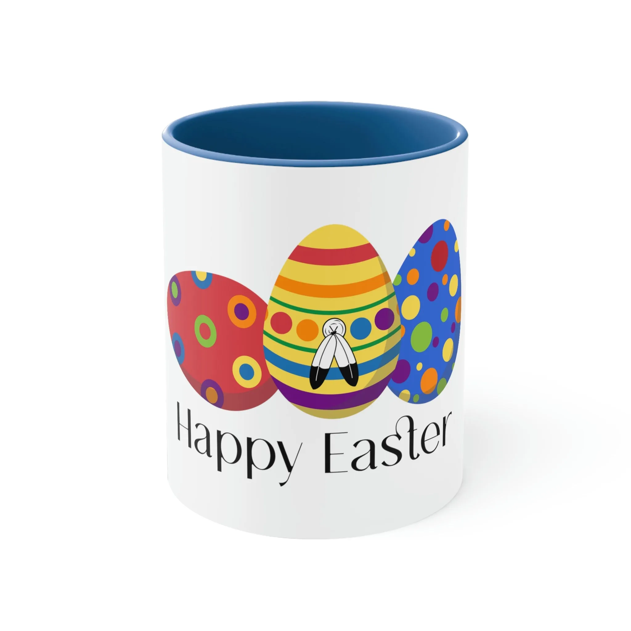 Two Spirit Flag Accent Coffee Mug Easter Festival - Happy Easter