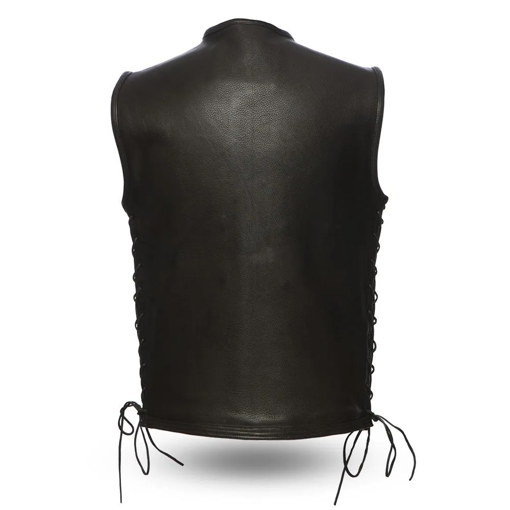 Venom - Men's Leather Motorcycle Vest