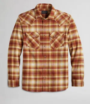 Wyatt Shirt - Rust Ivory Check