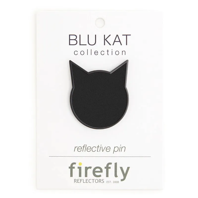 x BLU KAT Reflective Pin